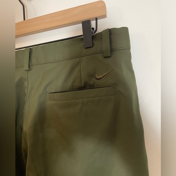 Nike Golf Standard Fit Olive Green Dri-Fit Performance Shorts Size 33 - Picture 4 of 10